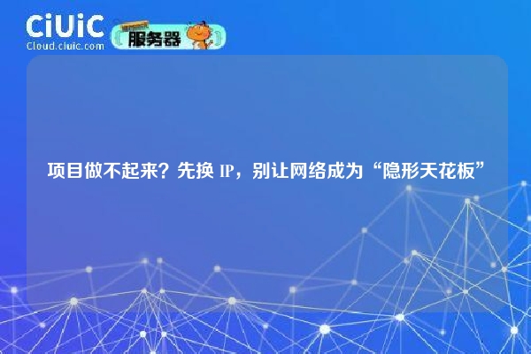 项目做不起来？先换 IP，别让网络成为“隐形天花板”